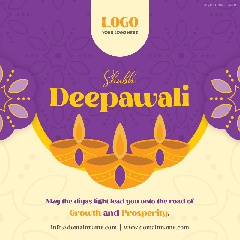 Send Diwali Wishes With Your Logo