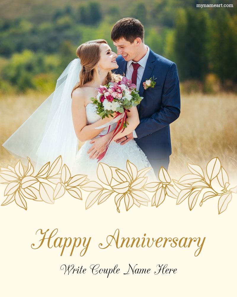 Photo Greeting Card For Anniversary Wishes
