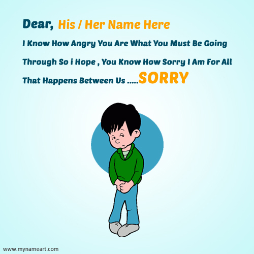Make Sorry Card With Quotes