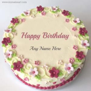 Birthday Cake With Name You can write your own name and text on birthday. birthday cake with name