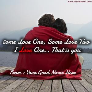 Write Your Name On Couple Quotes Image Online