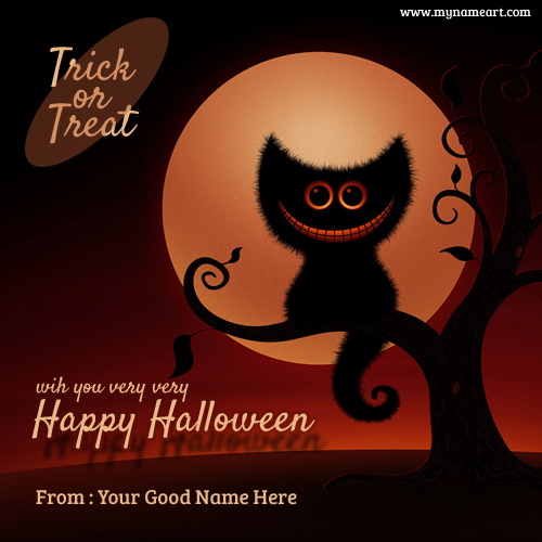 Halloween greeting card maker online free