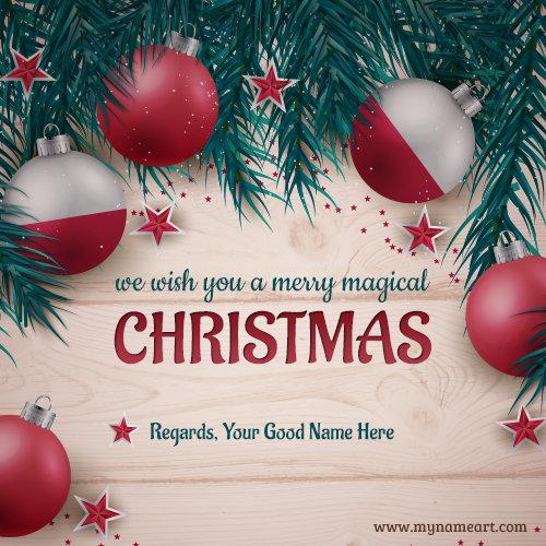 Xmas Wishes With My Name Pictures