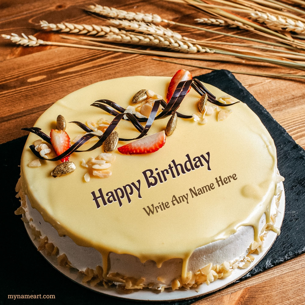 Yummy And Delicious Fruit Cake Photo For Birthday Wishes