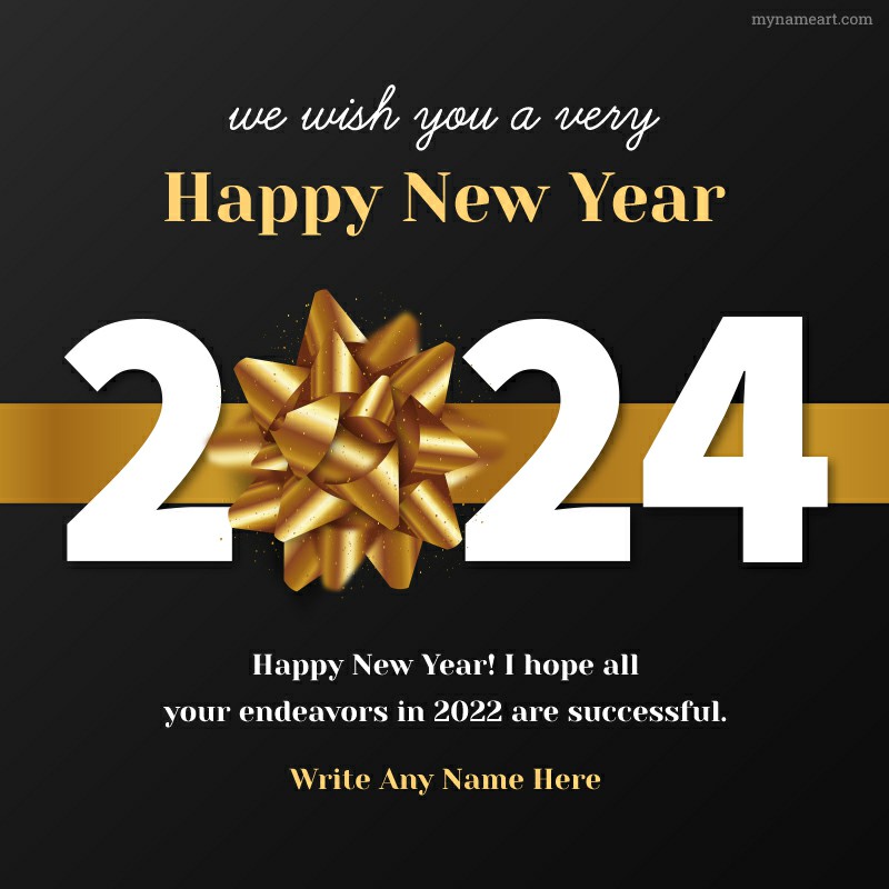 Wish Happy New Year 2022