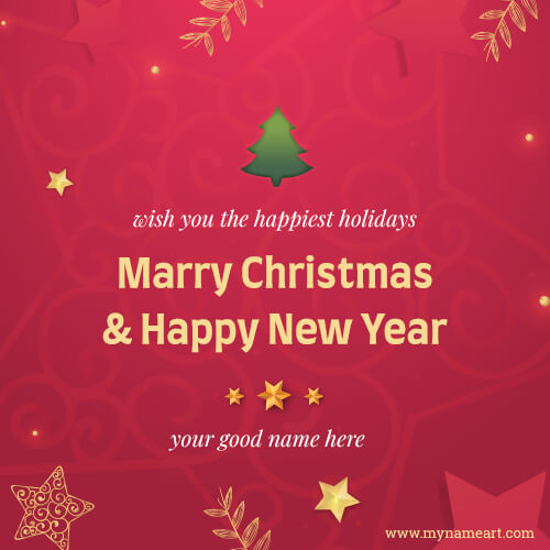 Wish You The Happiest Holidays Christmas & New Year
