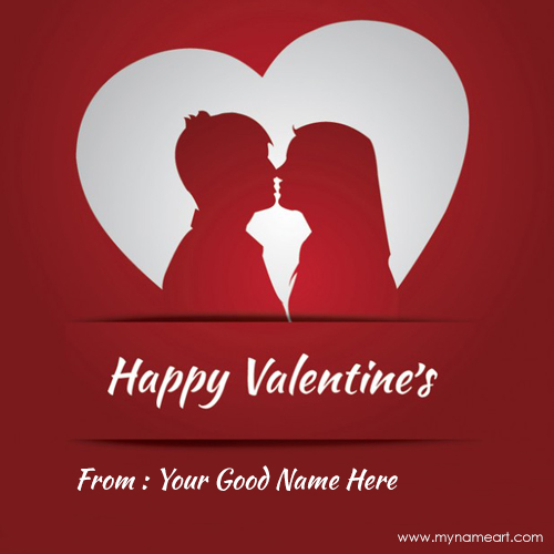 Name Pix Create For Kiss Day Online